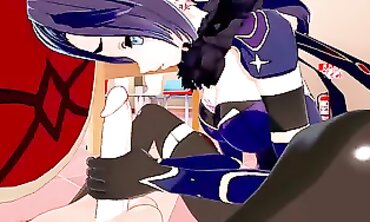 Mona Genshin Impact 3D Hentai Animation