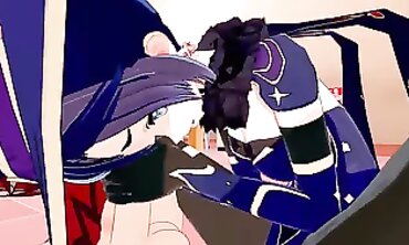 Mona Genshin Impact 3D Hentai Animation