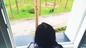 SkyAndMore Gets Rough Window college girl Sex With Facial