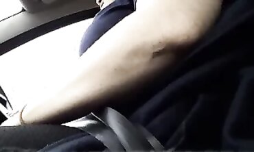 Redhead BBW Masturbates Outdoors Near Her Vehicle in Groningen