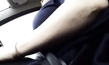 Redhead BBW Masturbates Outdoors Near Her Vehicle in Groningen