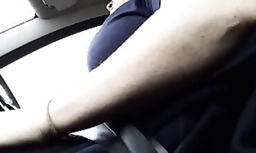 Redhead BBW Masturbates Outdoors Near Her Vehicle in Groningen
