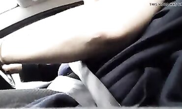 Redhead BBW Masturbates Outdoors Near Her Vehicle in Groningen
