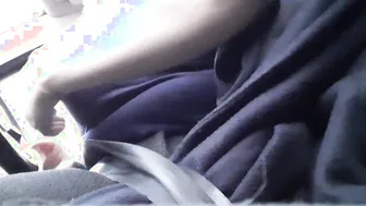 Redhead BBW Masturbates Outdoors Near Her Vehicle in Groningen