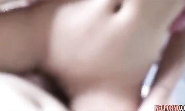 POV Close Up of Asian Amateur Milky Peeing on Cock