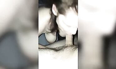 3rd Round of the Night: Busty MILF Blowjob and Cum Swallowing