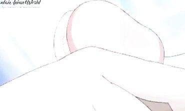 Uncensored Anime MILF: Console Play and Deepthroat Pipe