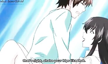 Uncensored Anime MILF: Console Play and Deepthroat Pipe