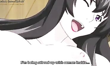 Uncensored Anime MILF: Console Play and Deepthroat Pipe