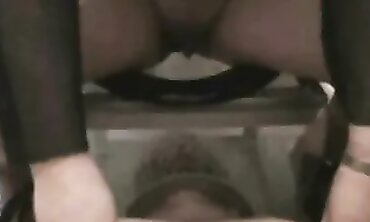 British MILF Jack & Cage Pee In Perspex Urinate Cage