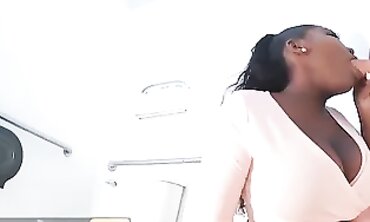 Ebony Babe Osa Gets Rough Shower Sex with Big Dick