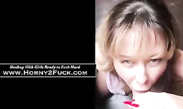 Cherie Deville Takes a Deep Throat and Swallows Cum