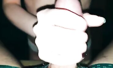 POV: Petite Stepsister Finger Fucks My Dick