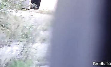 BBW Amateur Masturbates Outside In Public