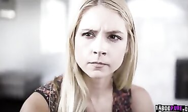 Elena Koshka Polishes Her Holes On Stepdad