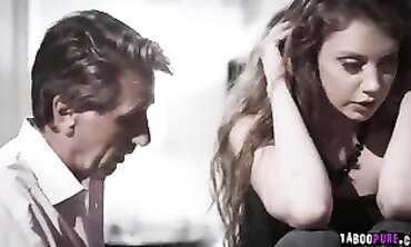 Elena Koshka Polishes Her Holes On Stepdad