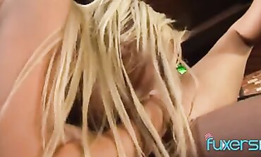 Platinum Blonde FFM Threesome With Brooke Haven, Holly Wellin & Sintia Stone
