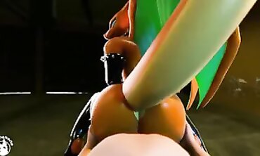 Kire Akuma Gets Rough Deep Throat Action in Hentai