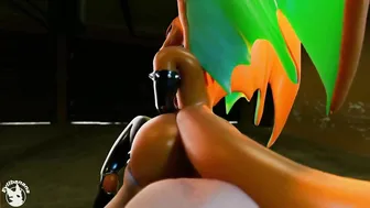 Kire Akuma Gets Rough Deep Throat Action in Hentai