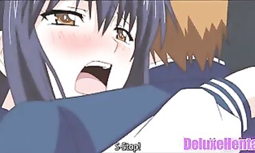 Uncensored Anime college girl Gets Humped