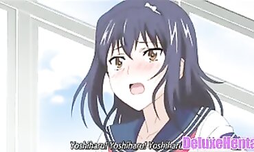 Uncensored Anime college girl Gets Humped