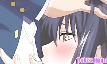 Uncensored Anime college girl Gets Humped
