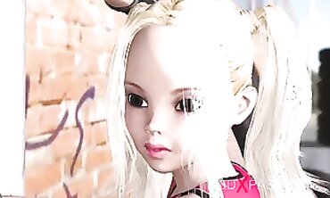 Super-Cute Blonde College Chick Gets Pounded in Public