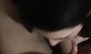My Sister-in-Law Takes Her Husband's Cock Deep Throat