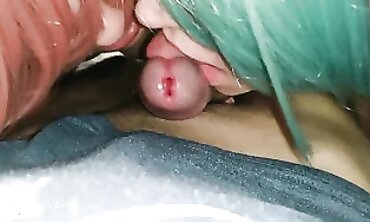 Love Enjoys an Intense FFM Threesome with Deep Throat Action