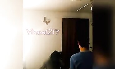 Vixen1217 Gets Spitroasted by Husband and a Black Stud