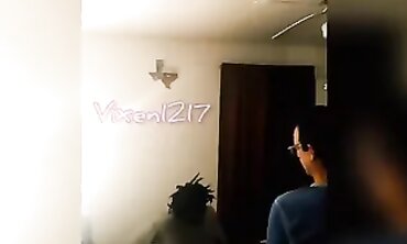 Vixen1217 Gets Spitroasted by Husband and a Black Stud