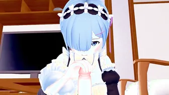 POV Anime Thicc Babe Gets Handjob and Creampie