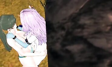 Fire Emblem: Lyn and Florina's Rough Strap-On Encounter