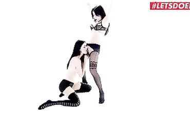 LETSDOEIT Girl-on-girl RESTRAIN BONDAGE Erotica (Eileen Sue Silvia Dellai)