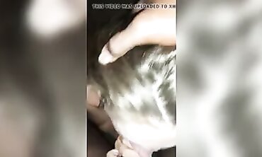 Blonde Slut Swallows Friend's Massive BBC in a Messy Blowjob