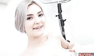 barely legal Russian Lovers Audition Rough Sex on Camcorder