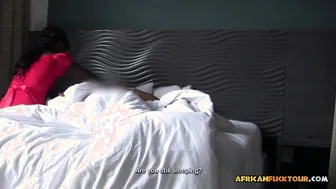 Ebony Babe Takes Interracial Cock in Homemade Sex Tape