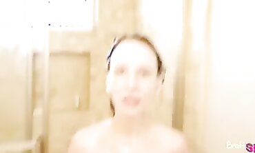 Step Sister in Law Gets Pounded in the Shower
