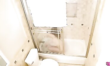 Step Sister in Law Gets Pounded in the Shower