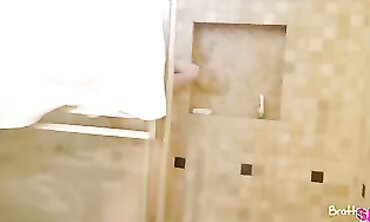 Step Sister in Law Gets Pounded in the Shower