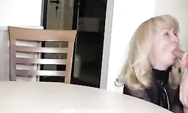 Mature German MILF Gets Hard Fuck From barely legal Petite Brother