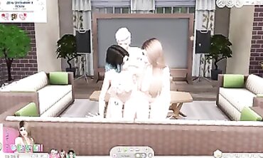 NeMing0 Enjoys A Sims 4 FFM Threesome