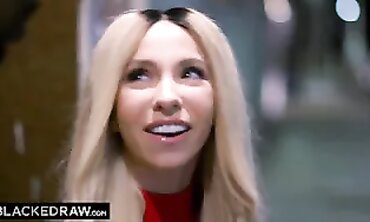 Petite Blonde Receives Double BBC Action in Hot Threesome