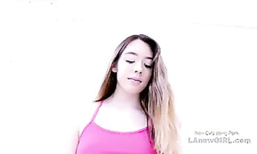 Petite 19-Year-Old Gives Love A Deep Throat POV Blowjob