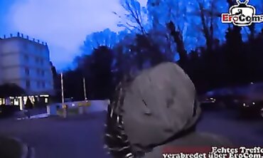 Leya Falcon Gets Picked Up by Huge German Stepbro