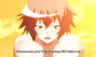 Hot Anime Beach Sex with Big Boobs