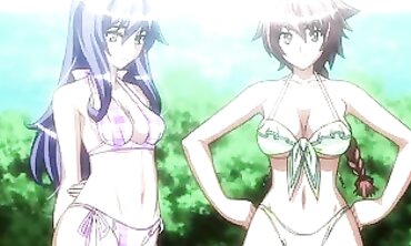 Hot Anime Beach Sex with Big Boobs