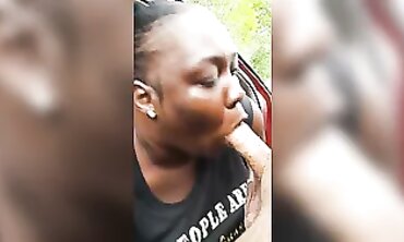 Tashia Cole: Plus-Size Chocolate BJ and Deep Throat Swallow