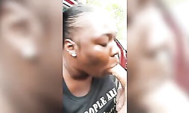 Tashia Cole: Plus-Size Chocolate BJ and Deep Throat Swallow