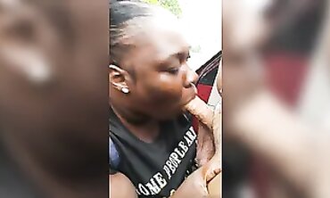 Tashia Cole: Plus-Size Chocolate BJ and Deep Throat Swallow
